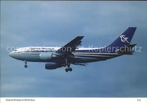 Flugzeuge Zivil Cyprus Airways A310 Airbus Kat. Flug