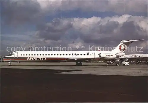 Flugzeuge Zivil Minerve MD 83 McDonnell Douglas  Kat. Flug