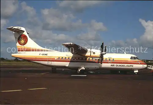 Flugzeuge Zivil Air Guadeloupe ATR 42 300 F OGNE cn1026 Kat. Flug