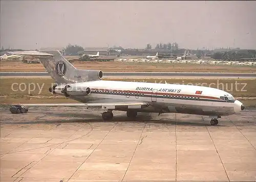 Flugzeuge Zivil Burma Airways Boeing 727 193 XY ADR Kat. Flug