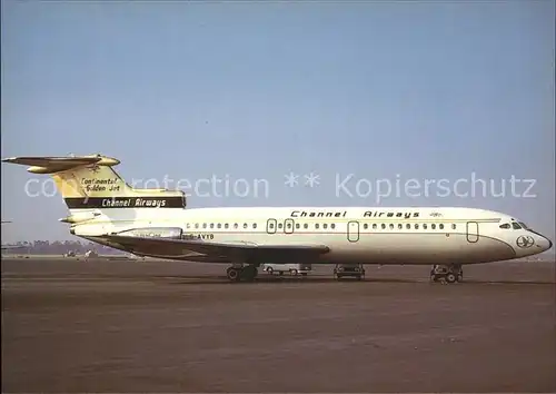 Flugzeuge Zivil Channel Airways Hawker Siddeley Trident 1E G AVYB Kat. Flug