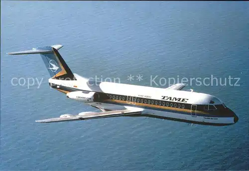 Flugzeuge Zivil Tame Fokker F 28 4000 Fellowship HC BMD Kat. Flug