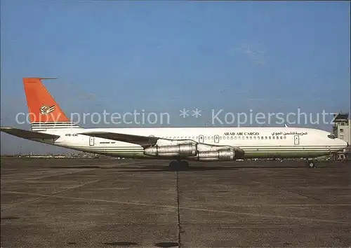 Flugzeuge Zivil Arab Air Carco Boeing 707 370C Kat. Flug