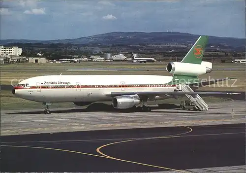 Flugzeuge Zivil Zambia Airways Douglas DC 10 30  Kat. Flug