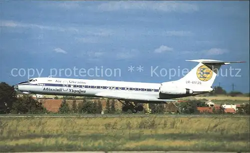 Flugzeuge Zivil Air Ukraine Tupolev 134A 3 UR 65135 cn 60648  Kat. Flug