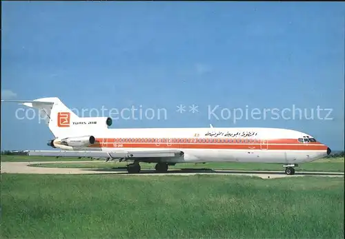 Flugzeuge Zivil Tunis Air Boeing 727 TS JHR Kat. Flug