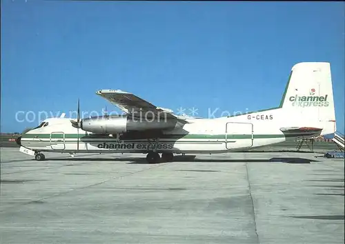 Flugzeuge Zivil Channel Express Handley Page Super Herald 214 G CEAS cn 186 Kat. Flug