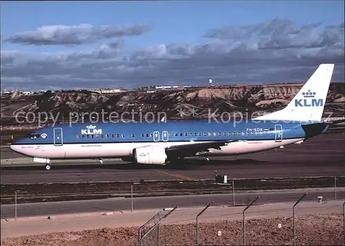 Flugzeuge Zivil KLM Boeing B737 406 P BDR Cn 24515 1768 Kat. Flug