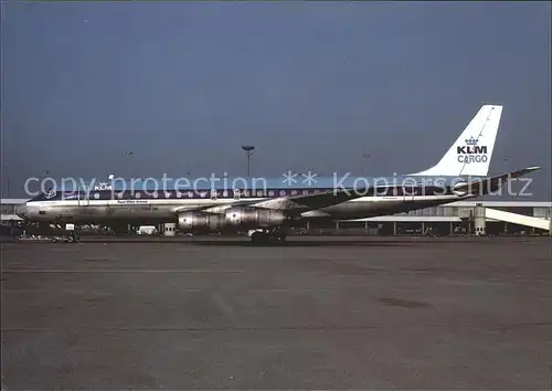 Flugzeuge Zivil KLM Cargo DC 8 55F PH DCZ Cn 45804 254 Kat. Flug