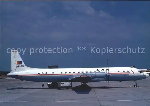 Flugzeuge Zivil LAR Ilyushin 18D YR IMZ c n   Kat. Flug