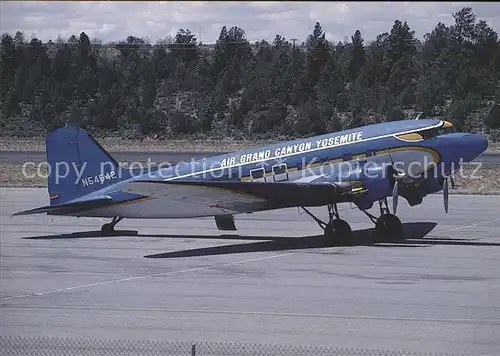 Flugzeuge Zivil Air Grand Canyon Yosemite DC 3C N54542 c n 34378 Kat. Flug