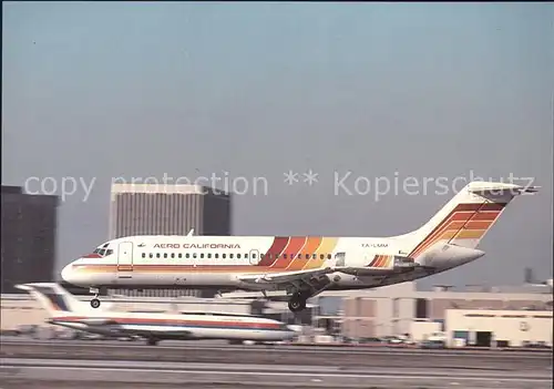 Flugzeuge Zivil Aero California DC9 15 XA LMM LAX Kat. Flug