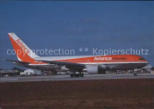 Flugzeuge Zivil Avianca Colombia Boeing B.767 259ER N985AN c n 24618 Kat. Flug