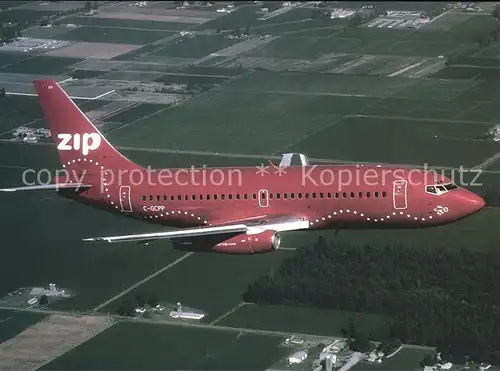 Flugzeuge Zivil ZIP Boeing 737 200 C GCPP Kat. Flug