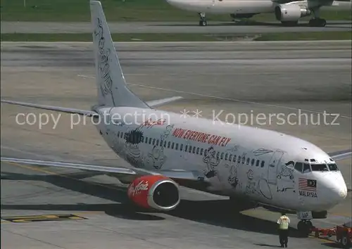 Flugzeuge Zivil Air Asia Boeing B737 8K5 9M AAP Cn 23367 1180 Kat. Flug