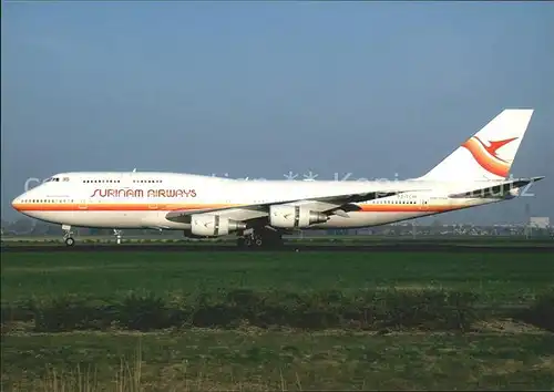 Flugzeuge Zivil Surinam Airways Boeing B747 306M PZ TCM Cn 23508 Kat. Flug