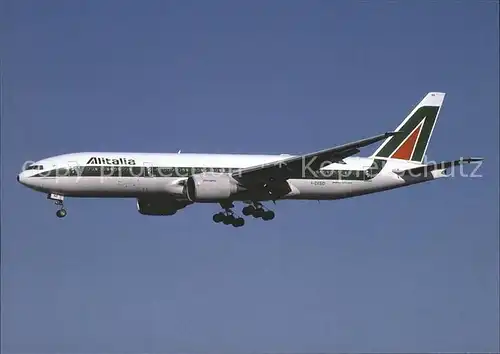 Flugzeuge Zivil Alitalia B777 243 I DISD Cn 32860 439  Kat. Flug