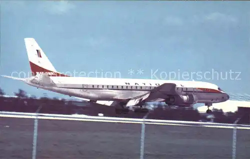 Flugzeuge Zivil National Airlines Douglas DC 8 Kat. Flug