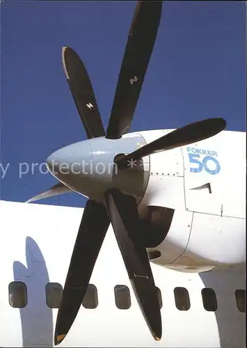 Flugzeuge Zivil Fokker 50  Kat. Flug