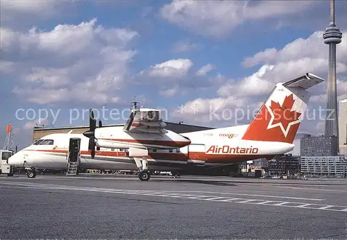 Flugzeuge Zivil Air Ontario De Havilland Dash 8 C FGQI Kat. Flug