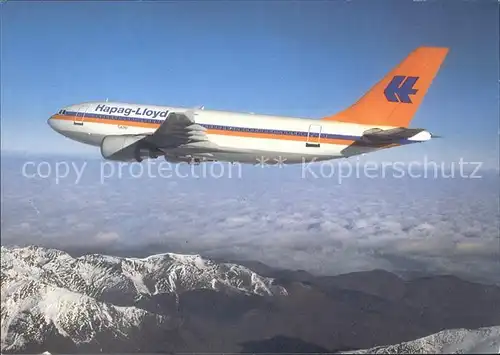 Flugzeuge Zivil Hapag Lloyd A310 300  Kat. Flug