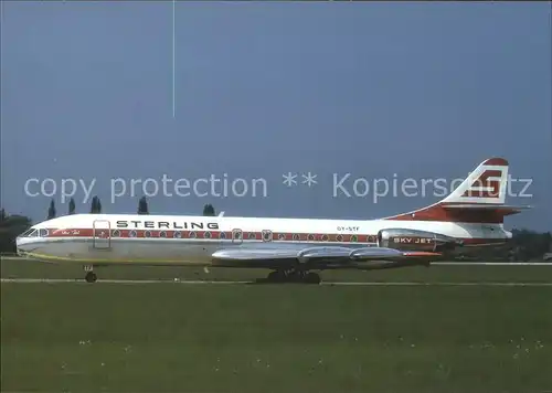 Flugzeuge Zivil Sterling Caravelle 10B3 OY STF Cn 257 Kat. Flug