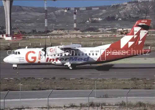 Flugzeuge Zivil Intermed Transports Publics de Catalunya ATR 42 EC IDG Kat. Flug