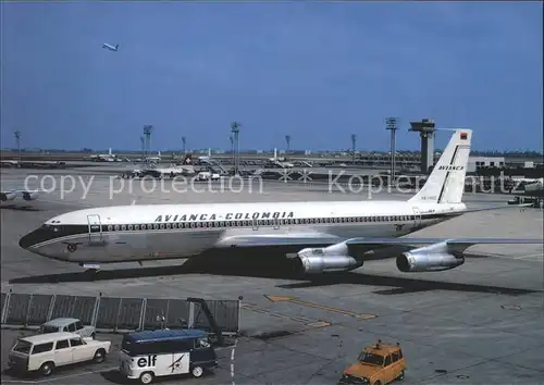 Flugzeuge Zivil Avianca Colombia B707 359 HK 1402  Kat. Flug