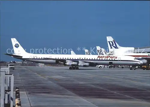 Flugzeuge Zivil Aero Peru DC 8 61 5N HAS Cn45979  Kat. Flug