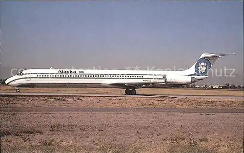 Flugzeuge Zivil McDouglas DC 9 83 MD 83 N930AS c n 49363 Alaska Airlines Kat. Flug