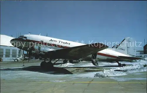 Flugzeuge Zivil Aero Trades Douglas DC 3 C FBKQ Kat. Flug
