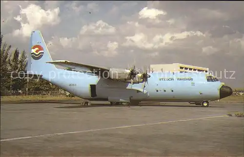 Flugzeuge Zivil Lockheed L. 382F Hercules J6 SL0 c n 4129 St. Lucia Airways  Kat. Flug