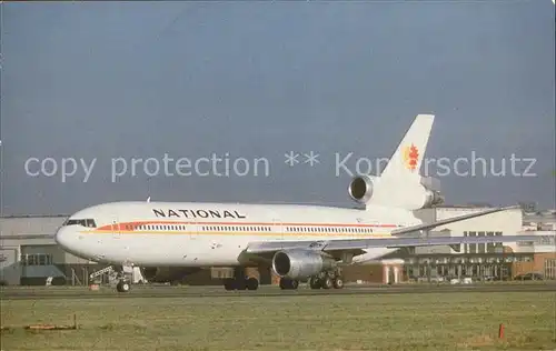 Flugzeuge Zivil National Airlines McDonnell Douglas DC 10 30 c n 46712 N81NA  Kat. Flug