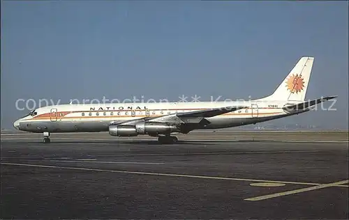 Flugzeuge Zivil National McDonnell Douglas DC 8 32 N7184C Kat. Flug