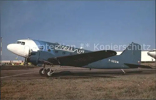 Flugzeuge Zivil McDouglas DC 3c F GEOM c n 9798 of Stellair dark blue colors Kat. Flug