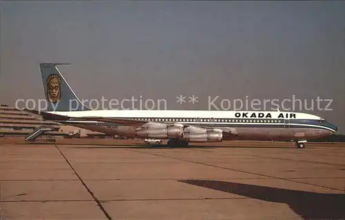 Flugzeuge Zivil Boeing B.707 355C 5N A0Q c n 19664 Okada Air Nigeria  Kat. Flug