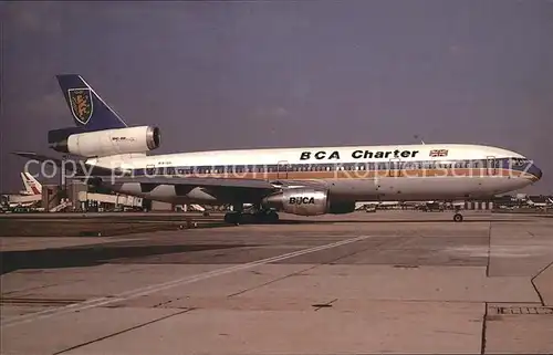 Flugzeuge Zivil McD Douglas DC 10 10 G BJZD c n 46970 British Caledonian Airways Charter  Kat. Flug