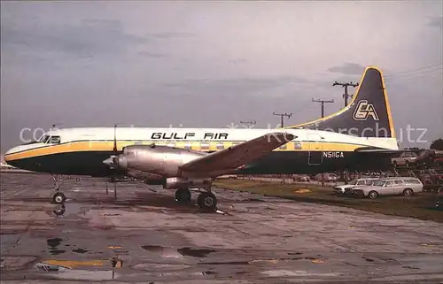 Flugzeuge Zivil Convair CV580 N511GA c n 39 Gulf Air Transport  Kat. Flug