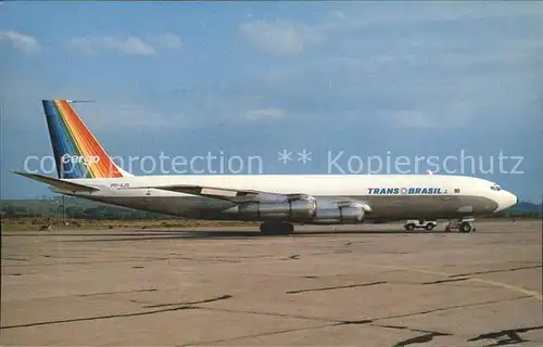 Flugzeuge Zivil Boeing 707 341C 19321 PP VJS Transbrasil Cargo Kat. Flug