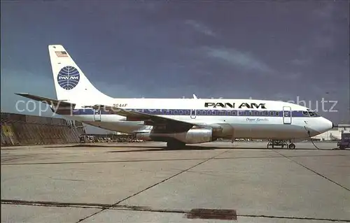 Flugzeuge Zivil Pan American World Airways Boeing 737 222 N64AF c n 19549 Kat. Flug