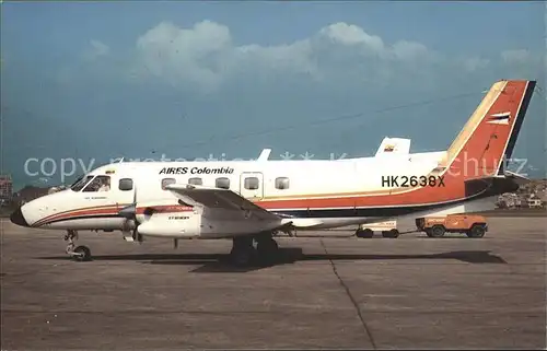 Flugzeuge Zivil Embraer Emb 110P1 110341 HK 2638X Aires Colombia Kat. Flug