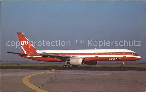 Flugzeuge Zivil LTU Sued Boeing 757 2G5  Kat. Flug