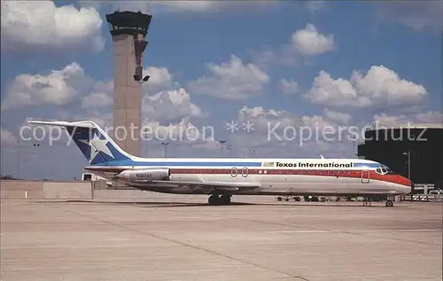 Flugzeuge Zivil Texas International McDonnell Douglas DC 9 31 N3504T c n 47638 Kat. Flug