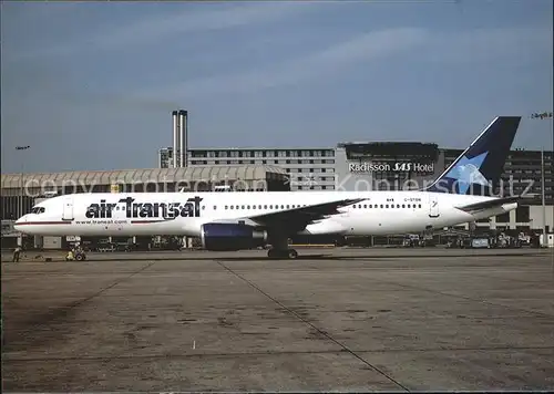 Flugzeuge Zivil Air Transat Boeing B 757 C GTSN  Kat. Flug