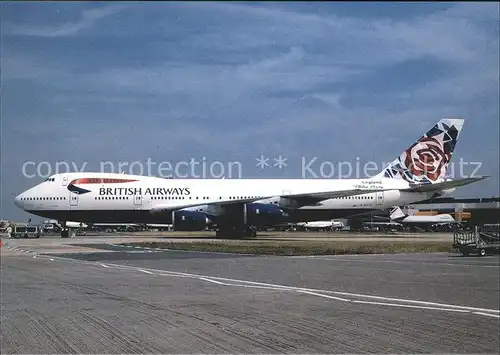 Flugzeuge Zivil British Airways Boeing B 747 200 G BDXK Kat. Flug
