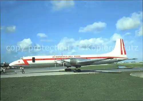 Flugzeuge Zivil Aeronaves Del Peru CL 44 6 OB.R. 1005 c n 006 Kat. Flug