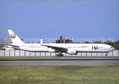 Flugzeuge Zivil JAL Japan Airlines B 777 346 JA8944 c n 28396 Kat. Flug