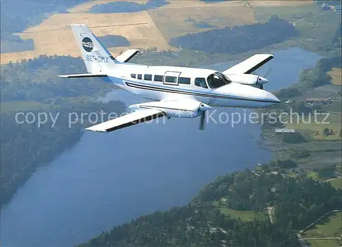 Flugzeuge Zivil Swedair Cessna 404 Kat. Flug