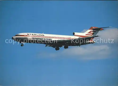 Flugzeuge Zivil Sterling Airways Boeing 727 Kat. Flug