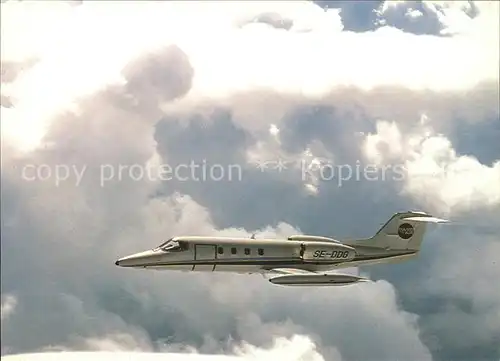 Flugzeuge Zivil Swedair Learjet 35A  Kat. Flug